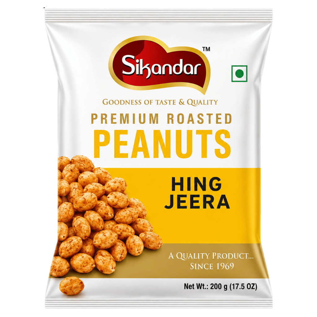 Sikandar Foods Hing Jeera Peanuts 200 g buy online USA - 1